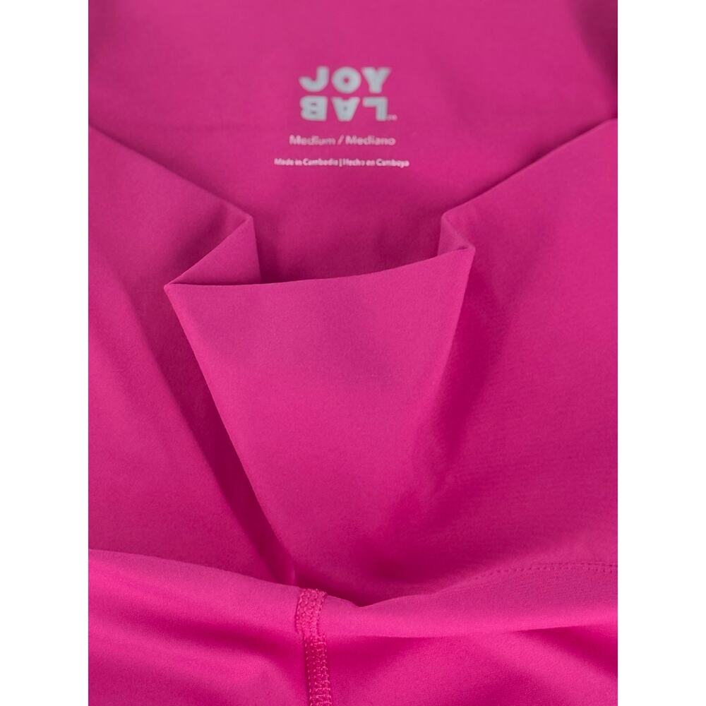 JoyLab Bright Pink High Rise Split Flare Leggings Women’s Medium - Picture 2 of 7